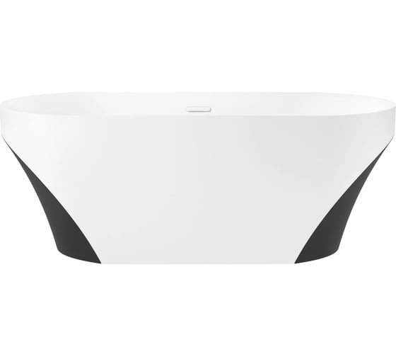 Акриловая ванна отдельностоящая Wellsee Croquis, 166 x 77 см, цвет матовый черный 230302000 1