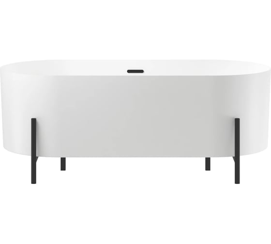 Акриловая ванна отдельностоящая Wellsee FR.Euphoria 2.0, 166 x 77 см, цвет глянцевый белый 235501000 1