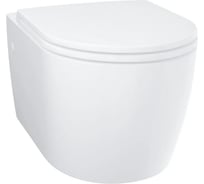 Подвесной унитаз GROHE Bau Ceramic с сиденьем с микролифтом, альпин-белый 103860SH00