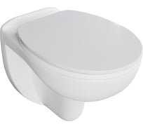 Унитаз подвесной Инкоэр DI безободковый BECH (белый фаянс) + сиденье микролифт PP (полипропилен) В00В0028550