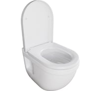 Унитаз подвесной Инкоэр DI безободковый STANMOS (белый фаянс) + сиденье микролифт UF-2 (дюропласт) В00В0028552