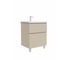 Тумба с раковиной RUVANN STELLO 60 + Como 60 в ванную напольная, cappuccino Т.STELLO-CA.П-60Н-KIT-COM 1