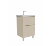 Тумба с раковиной RUVANN STELLO 50 + Фостер 50 в ванную напольная, cappuccino Т.STELLO-CA.П-50Н-KIT-FOS