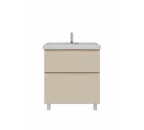 Тумба с раковиной RUVANN STELLO 70 + Фостер 70 в ванную напольная, cappuccino Т.STELLO-CA.П-70Н-KIT-FOS