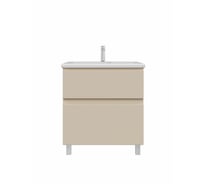 Тумба с раковиной RUVANN STELLO 70 + Como 70 в ванную напольная, cappuccino Т.STELLO-CA.П-70Н-KIT-COM