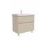 Тумба с раковиной RUVANN STELLO 80 + Moduo 80 в ванную напольная, cappuccino Т.STELLO-CA.П-80Н-KIT-MOD 1