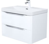 Тумба с умывальником подвесная IDDIS Cloud X 80 см, белый CLX80W0i95K