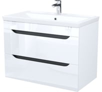 Тумба с умывальником подвесная IDDIS Ray 80 см, белый RAY80W0i95K