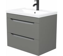 Тумба с умывальником подвесная IDDIS Sky 80 см, серый SKY80G0i95K