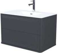 Тумба с умывальником подвесная IDDIS Oxford Neo 80 см, темно-серый OXN80D0i95K