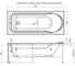 Ванна Aquanet WEST 170x70, каркас 347902 2