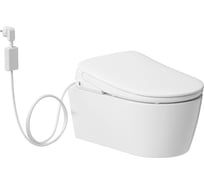 Подвесной унитаз AM.PM Func FlashClean c электронной крышкой-биде с внешней подводкой C8F1703SC