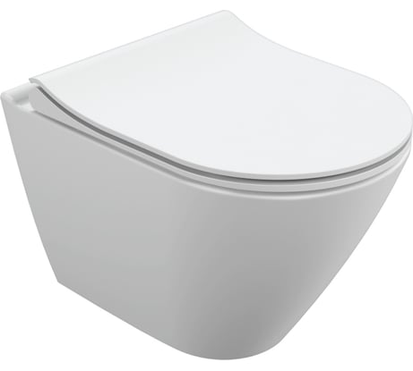 Подвесной унитаз Cersanit CITY OVAL Clean On DPL e-off Slim 63114