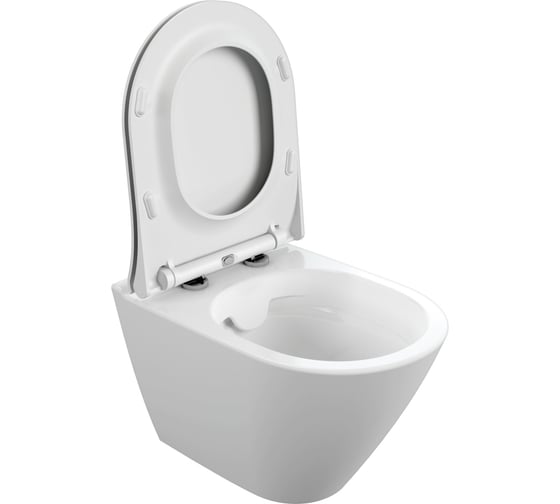 Подвесной унитаз Cersanit CITY OVAL Clean On DPL e-off Slim 63114