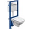 Комплект Cersanit CARINA CLEAN ON slim+инст.LINK PRO PILOT белое стекло SET-CARC/LPRO/S-DL/Pi-Wgw 1