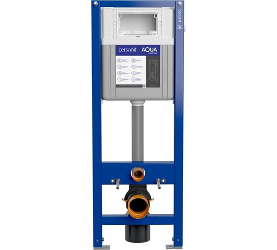 Механическая инсталляция для унитаза Cersanit AQUA SMART 40M Окрашенная 63475