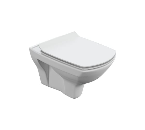 Комплект Cersanit CARINA XL CO DPL EO slim+инсталляция LINK PRO+кнопка PILOT белое стекло 63556