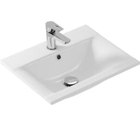 Умывальник на столешницу Cersanit прямоугольный Ontario 50 с 1 отверстием UM-On50/1