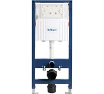 Инсталляция для подвесного унитаза BelBagno фронтальное управление для механической кнопки, 500x165x1125 BB-101-M