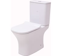 Унитаз-компакт Alcora Adele 3/6, с сиденьем полипропилен, микролифт LT-2182A-R