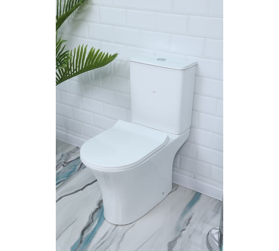 Унитаз-компакт Alcora Adele 3/6, с сиденьем полипропилен, микролифт LT-2182A-R