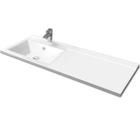 Мебельный умывальник Alcora Cosmos 1200 левая, искусственный мрамор 351