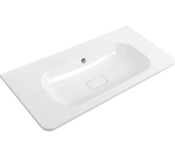 Раковина из искусственного мрамора Cezares без отверстия под смеситель, 1000x480x132, CZR-1000/480-LV-MR-NV-W0