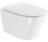 Подвесной унитаз Vitra M50 VortexFlush безободковый, с сиденьем микролифт, дюропласт, белый, санитарный фарфор 8302B003-6404 1