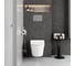 Подвесной унитаз Vitra M50 VortexFlush безободковый, с сиденьем микролифт, дюропласт, белый, санитарный фарфор 8302B003-6404 5