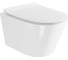 Подвесной унитаз Vitra M50 безободковый VortexFlush с сиденьем микролифт дюропласт белый санитарный фарфор 8302B003-6404 1