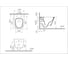 Подвесной унитаз Vitra M50 безободковый VortexFlush с сиденьем микролифт дюропласт белый санитарный фарфор 8302B003-6404 8