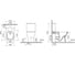 Унитаз-компакт напольный Vitra M50 безободковый VortexFlush с сиденьем микролифт белый санитарный фарфор 9889B003-7200 7
