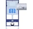 Монтаж рама для подвесного унитаза AQUATEK INSE-0000001.36 Aquatek Sensor SET Standart 50 1130х500х100 + звукоизоляционная прокладка + панель смыва KDIS-0000036 00000147854 1