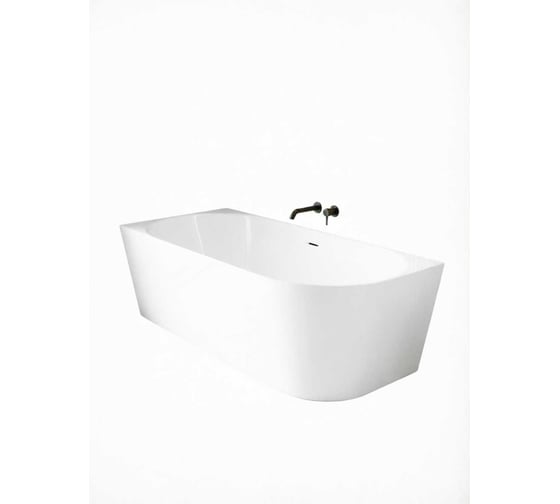 Ванна акриловая пристенная Teymi Lempi L, 170×80 см, левая, белая глянцевая T130204 ЦБ-00285038
