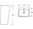 Умывальник пьедестальный AQUATEK AQ4401-00 Optima Square 440x380x835 00000147890 4