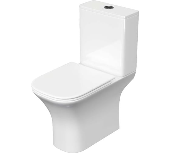 Унитаз напольный безободковый AQUATEK AQ4411-00 Optima Square 665x345x775 00000147891