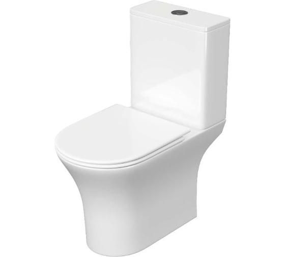 Унитаз напольный безободковый AQUATEK AQ4412-00 Optima 665x345x775 00000147892