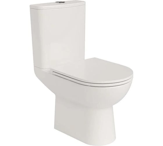 Напольный унитаз JACOB DELAFON E38566-00 STIL без обода с тонким сиденьем 00000148626