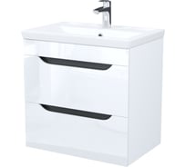 Тумба с умывальником, подвесная IDDIS 60 см, белый, Рэй (Ray), подходит умыв. 4076000i28 RAY60W0i95K