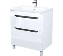 Тумба с умывальником IDDIS Ray напольная, 70 см, белый, подходит умывальник 4077000i28 RAY70WFi95K