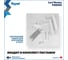 Унитаз напольный Teymi торнадо безободковый с быстросъемным сиденьем микролифт Lori Vortex T40503 ЦБ-00285254 12