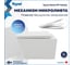 Унитаз подвесной Teymi безободковый с быстросъемным сиденьем микролифт Helmi PP T40312 ЦБ-00285816 7
