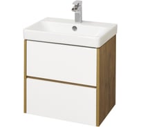 Тумба AQUATON Сканди 80 с раковиной Адриана 80, цвет Белый/дуб рустикальный 1A2830V0SDZ90