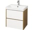 Тумба AQUATON Сканди 80 с раковиной Адриана 80, цвет Белый/дуб рустикальный 1A2830V0SDZ90 1