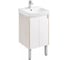 Тумба AQUATON Сканди Doors 45 с раковиной Адриана 45, цвет Белый/дуб верона 1A2787V0SDB20 1