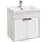 Тумба AQUATON Флай 60 с раковиной Миранда 60, цвет Белый/дуб крафт 1A2373V0FAX10 2