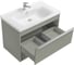 Тумба AQUATON Хоуп 80 с раковиной Миранда 80, 1 ящик, цвет Хаки 1A2873V1HP9D0 2