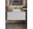 Тумба с раковиной подвесная ORANGE Отто 100 см, белый глянец Ot-100TuMDF+B02-460W 2