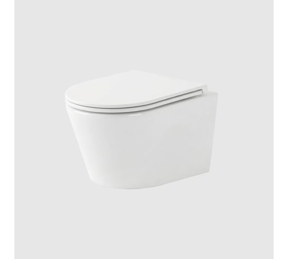 Унитаз подвесной Nofer сиденье s/close Nantes 515x355мм белый 23013