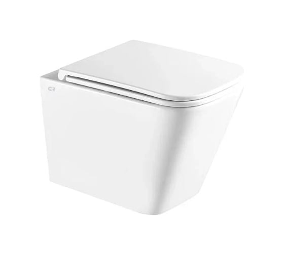 Безободковый подвесной унитаз CHARUS ALVA TORNADO с горизонтальным выпуском в стену c легкосъемным сиденьем с функцией микролифт в комплектеТип смыва: Торнадо Размер: 490х345х365 мм Материал: Санфарфор CR.512.WT3.01